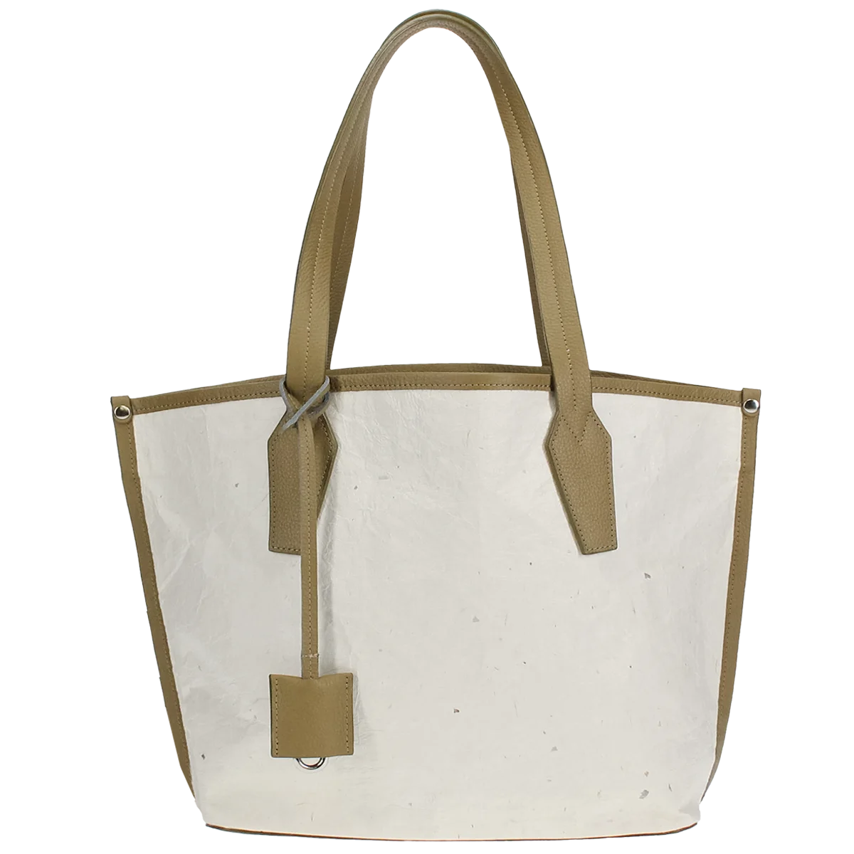 Rin - 凛 -( Leather Trimming Tote Bag )