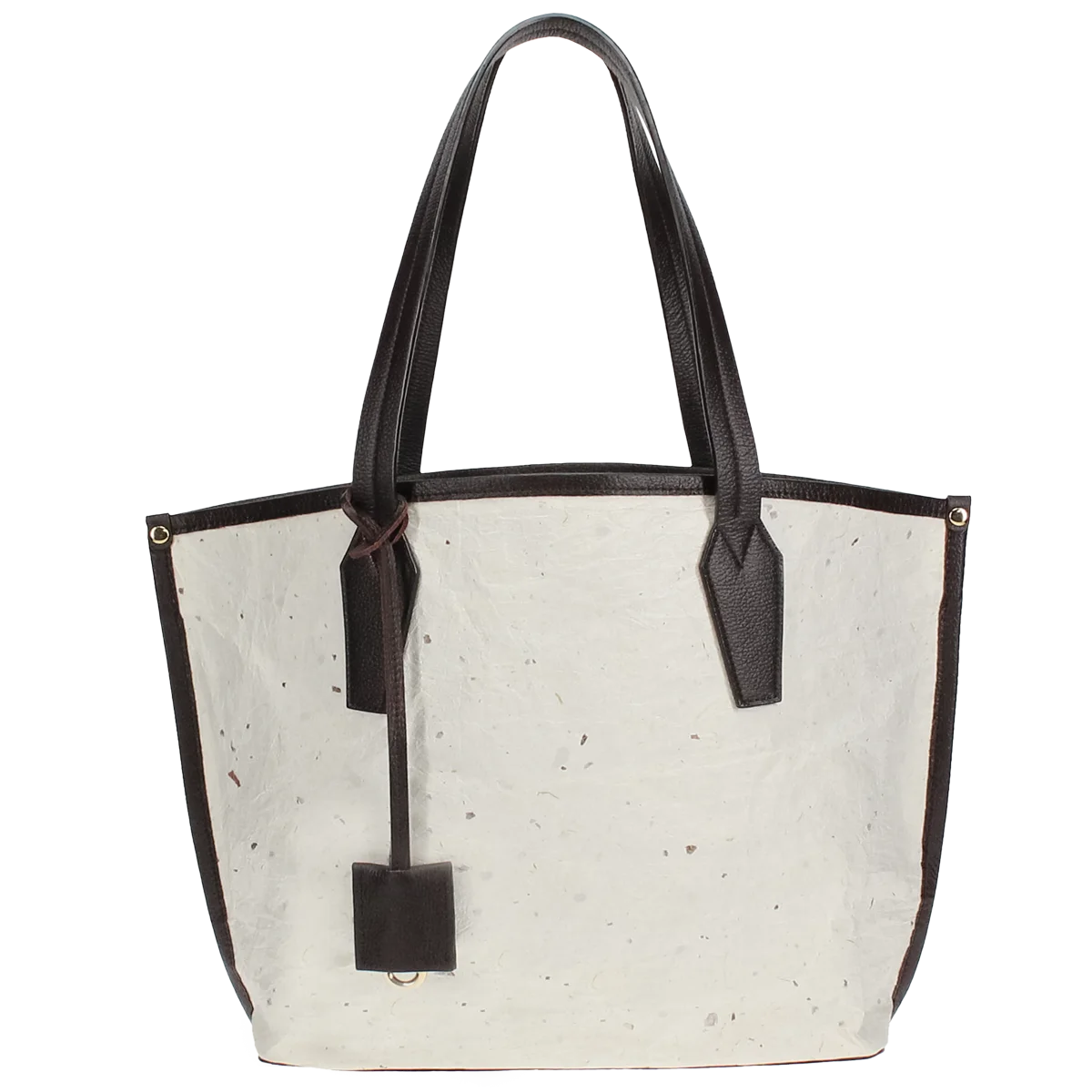 Rin - 凛 -( Leather Trimming Tote Bag )