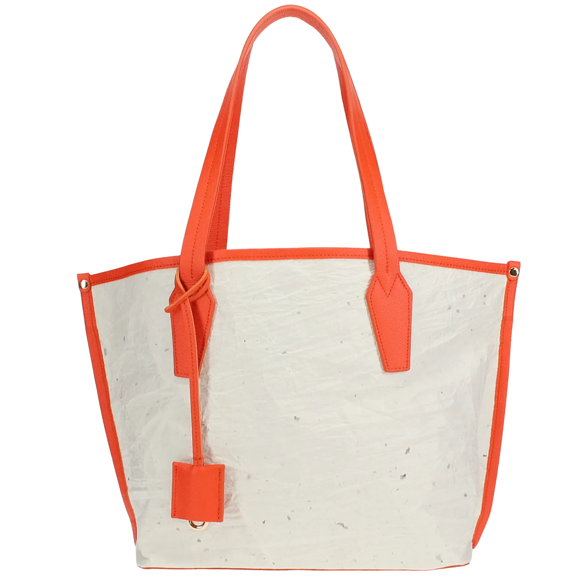 Rin - 凛 -( Leather Trimming Tote Bag )