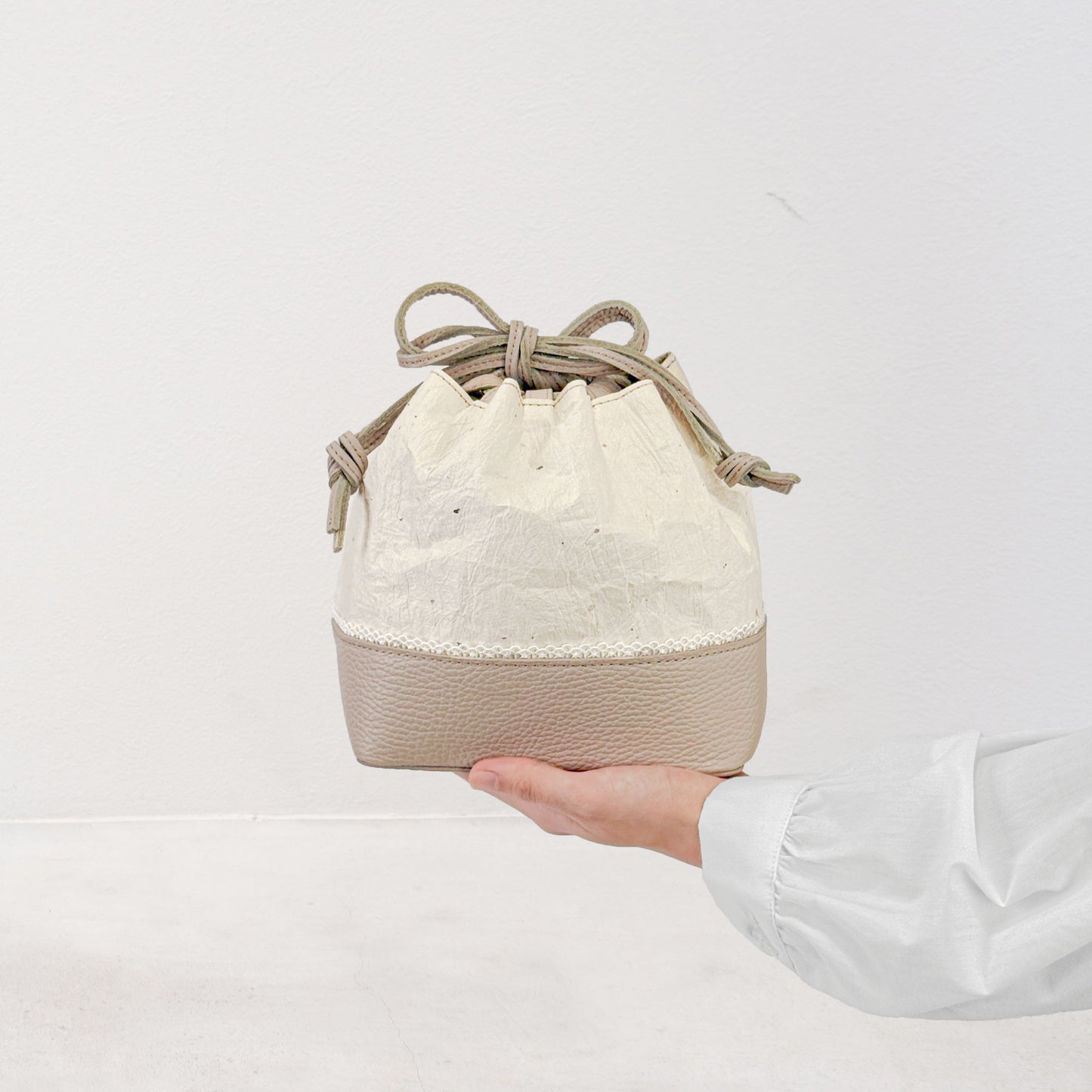 Tsubomi - 蕾 -( Mini Drawstring Bucket Bag )